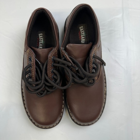 Eastland Plainview Oxford Shoes Brown Leather Women's US 7M - Picture 5 of 12